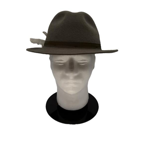 Quaker Marine Supply Company Fedora Hat Made by Wegener, Germany Size 7 1/8 - Picture 4 of 13